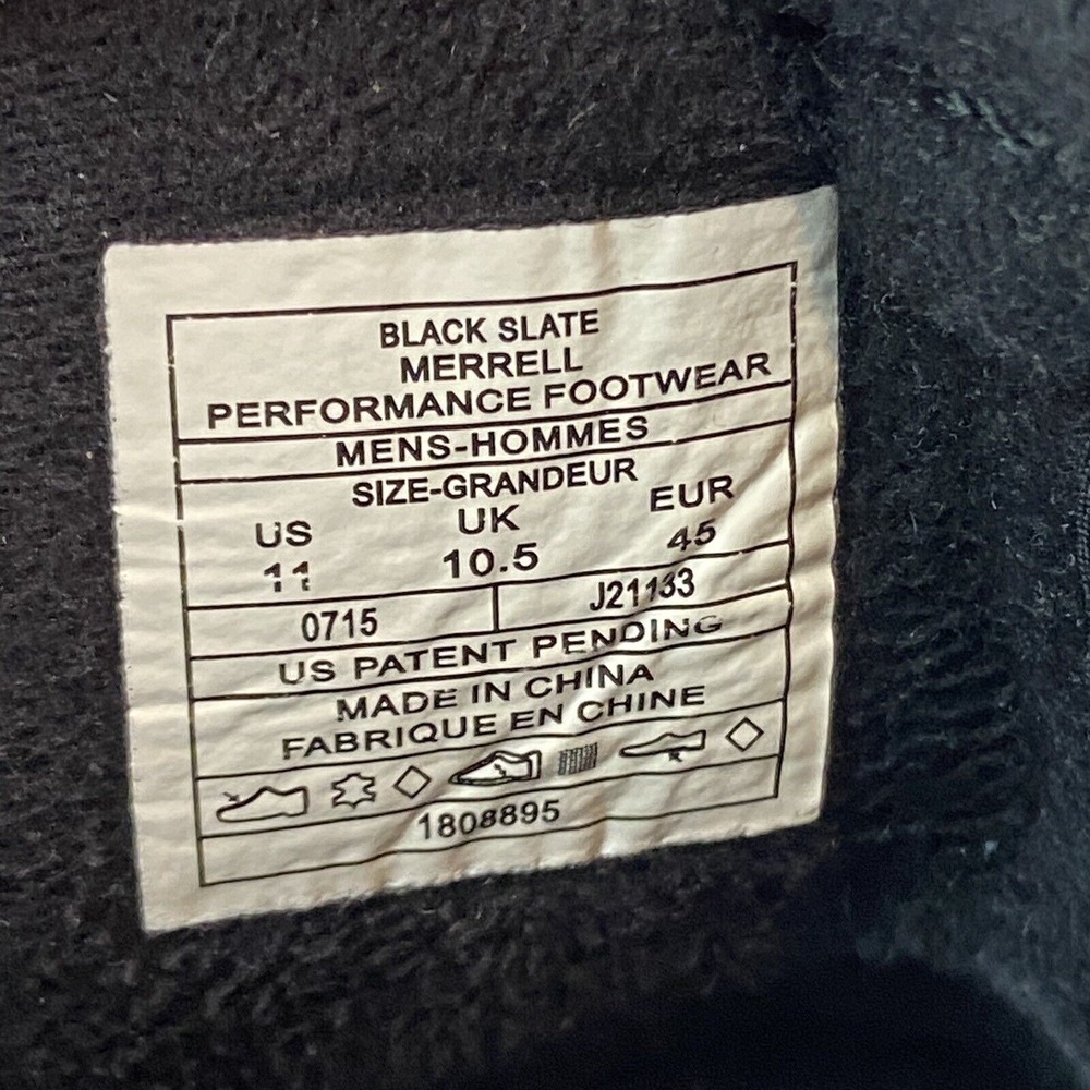 MERRELL Polarand Rove Waterproof Brown Leather Boots Size 11 - Picture 6 of 13